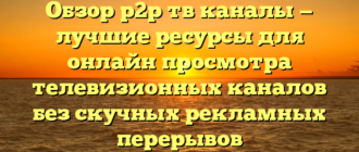 Обзор p2p тв каналы — лучшие ресурсы для онлайн просмотра телевизионных каналов без скучных рекламных перерывов